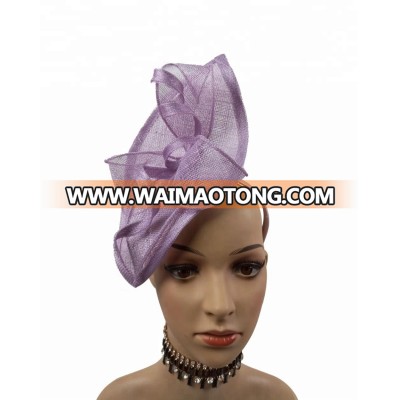ABPF Lilac Teardrop Sinamay Fascinator Hats