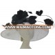 ABPF Fancy Wide Brim Sinamay Summer Sun Wedding Church Hats